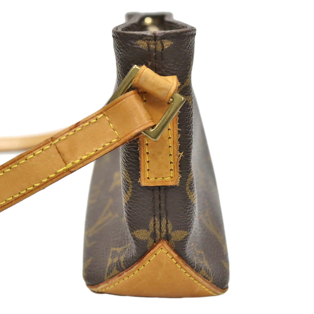 Louis Vuitton Monogram Brown Shoulder Trotteur Canvas Bag